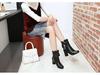 2024 Autumn/Winter Side Zipper Chunky Heel Women's Ankle Boots – Versatile High Heel Martin Boots