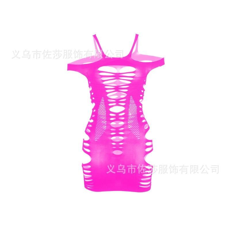 Sex Underwear Sexy Mesh Jacquard Perspective Mesh Garment Suspender Hip Skirt Onesie