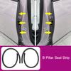 For Geely Galaxy EX2 Star Wish Proton Emas 5 B Pillar Seal Strip Rubber Door Gap Dustproof Soundproof Strip Car Accessories S1