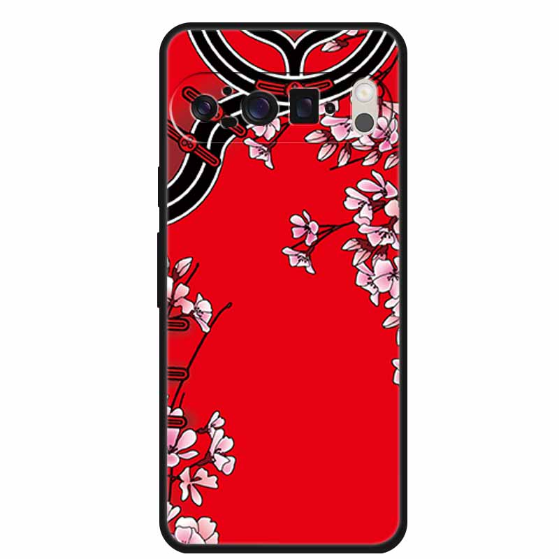 3D Emboss Cover For Google Pixel 9 Pro XL / Pixel 9 Pro / Pixel 9 Case Flower Relief Soft Silicone Cover For for Google Pixel 9