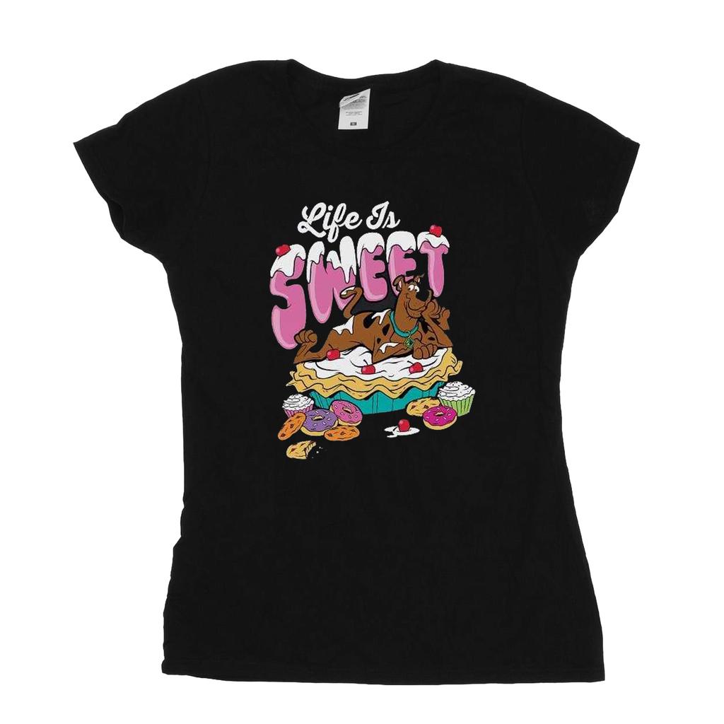 Scooby Doo Womens/Ladies Life Is Sweet Cotton T-Shirt