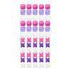 60Pcs Braid Hair Accessories, Heart Letter Shape Hair Rings, Large Hole Design Hair Beads for Thick Braids Dreadlocks Multi-Strand Hair DIY