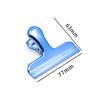 Nordic Style Electroplated Metal Clip - 77mm Glossy Color Sealing Clip
