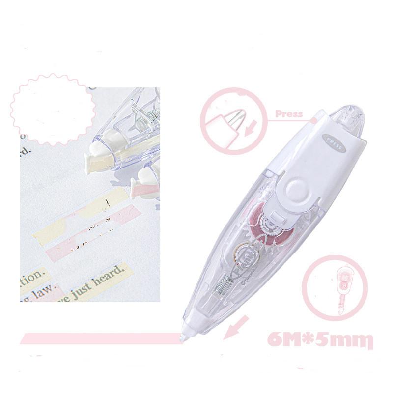 1 bucată de bandă de corecție pentru marker, serie de culori solide, bandă de corectare pentru articole de papetărie, bandă de corectare decorativă pentru album de însemnări pentru student, 1 bucată