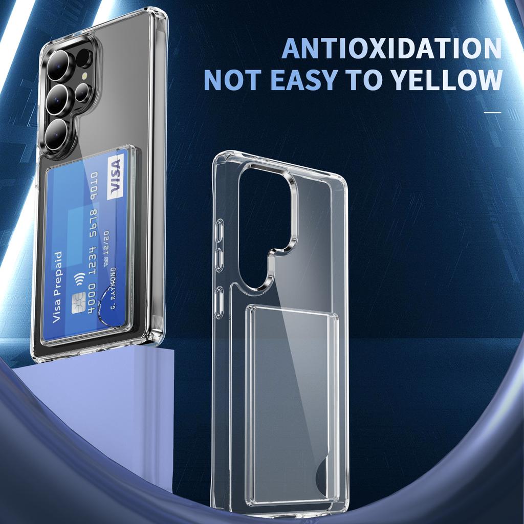 For Samsung Galaxy S26 Ultra Case Protective TPU Phone Cover with Card Holder
