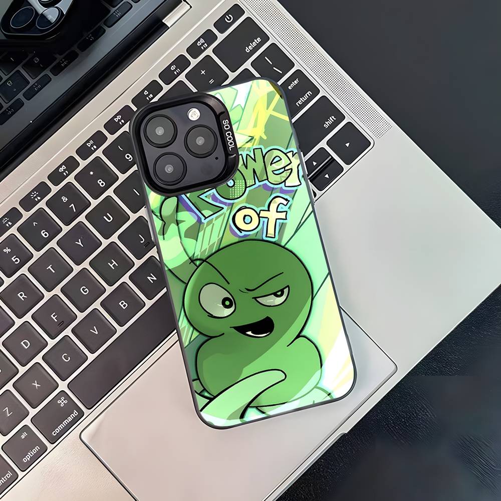 Bfdi Battle For Dream Island Phone Case For iPhone 17,16,15,14,13,12,11,Pro,XS,Max,Plus,Mini,SE4,E Black Matte Shockproof Cover
