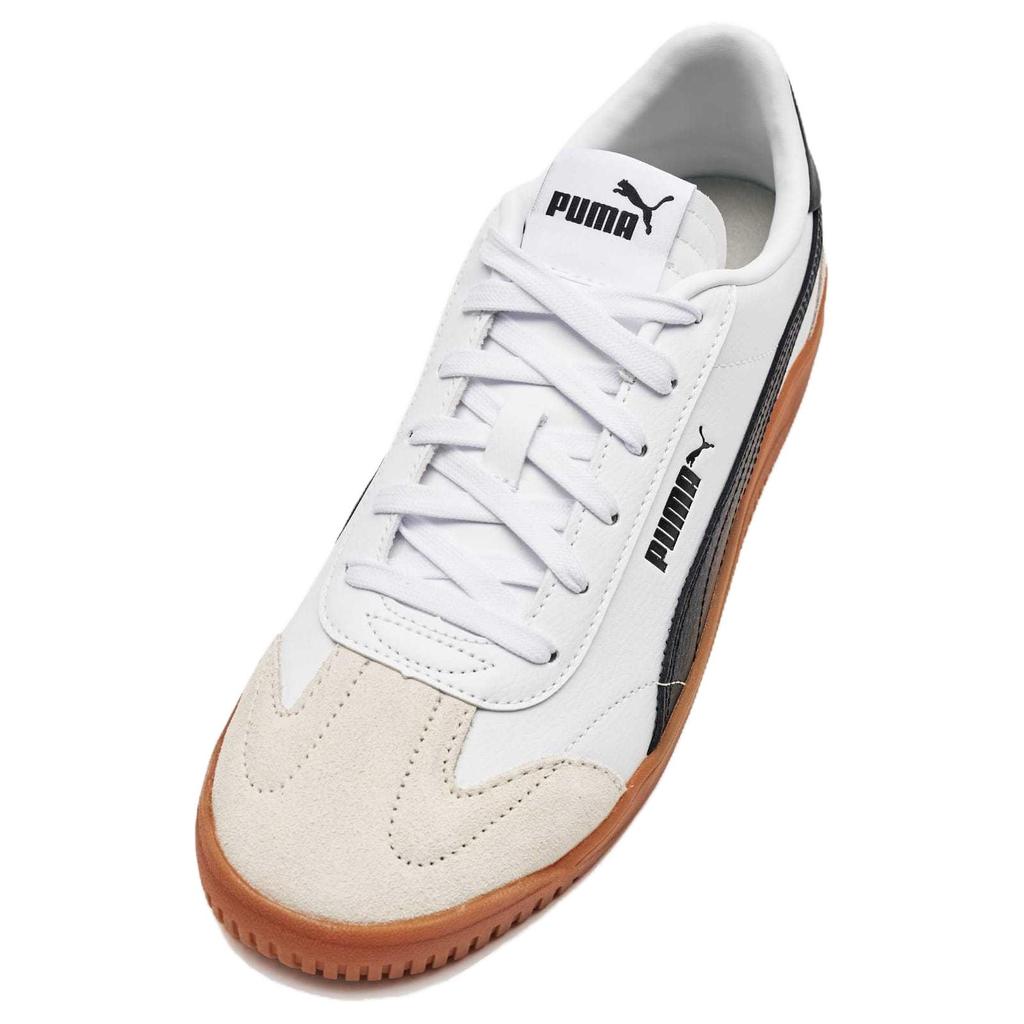 Puma Club 5V5 SD Comfortable Low-Top Sneakers Women sneakers White Black Brown 395104-04