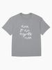 Édith Piaf Non, Je Ne Regrette Rien Oversized T-Shirt