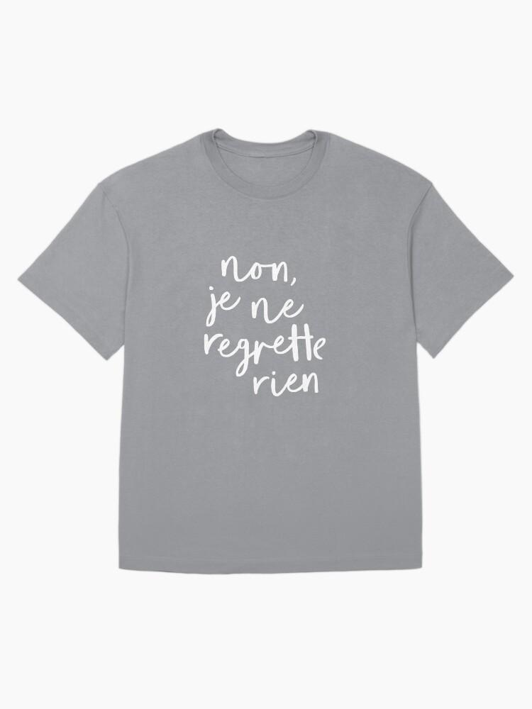 Édith Piaf Non, Je Ne Regrette Rien Oversized T-Shirt