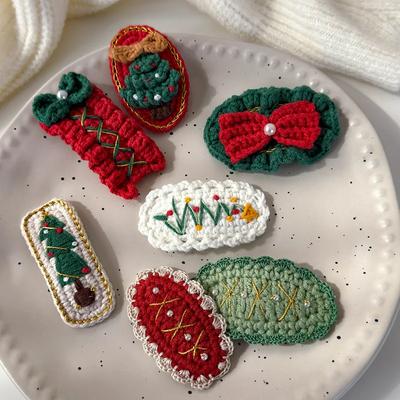 Christmas Hair Clips for Girls Cute Hairpins Fashion Barrettes Hair Accessories Children BB Clips Hairgrips New Year Party Gifts