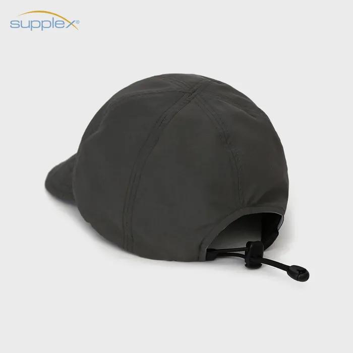 UV Protection Ultraviolet Protection Short Brim String Ball Cap Lightweight Running Outdoor URH - C - 001 - SUPPLEX - CH