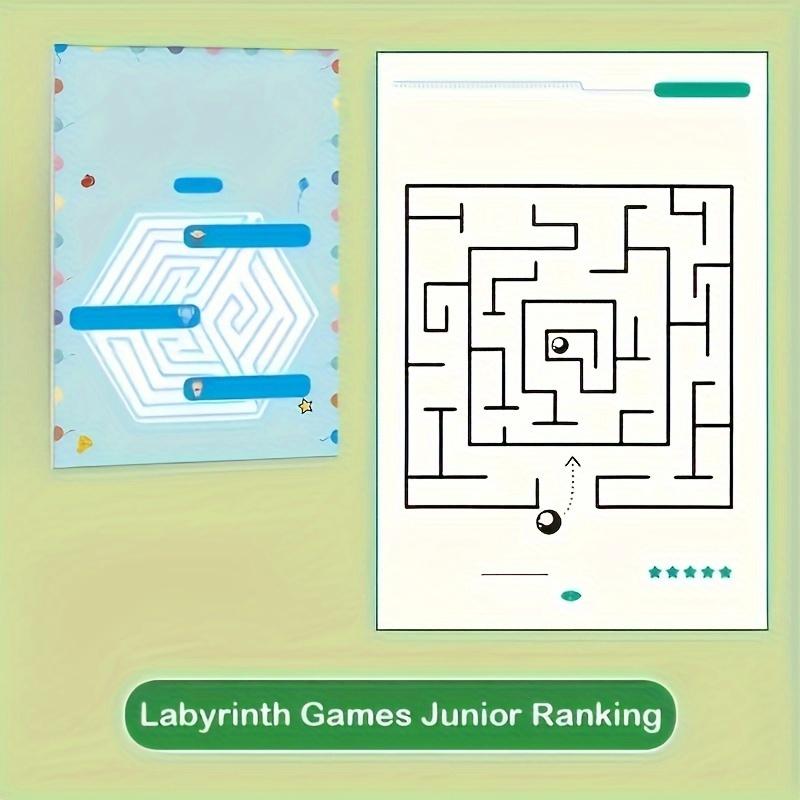 

Montessori-Inspired Maze Game Book - Engaging Concentration Booster and Early Development Tool, Perfect Holiday Gift for Kids