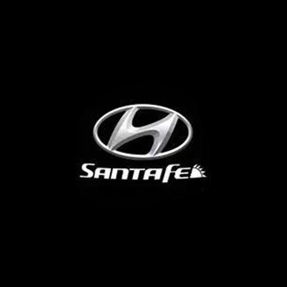 2PCS LED Car Welcome Door Lights Badge Accessory For Hyundai Genesis N-LINE I10 I20 I30 I40 IX20 IX35 Kona Getz Veloster Tucson PP18
