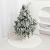 Holiday Tree Skirt Luxurious Plush Christmas Tree Skirt for Home Decor Round Xmas Trees Base Cover Carpet Mat Ornaments
