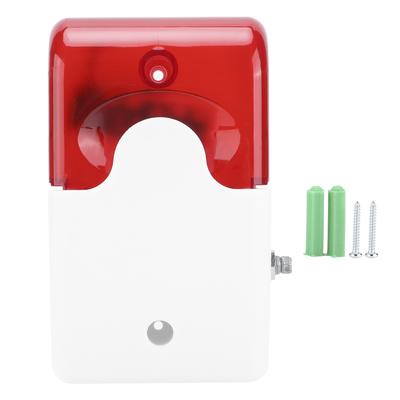 Allarme sonoro e luminoso cablato 12 V CC Volume regolabile Corno per edifici per uffici Bar Hotel