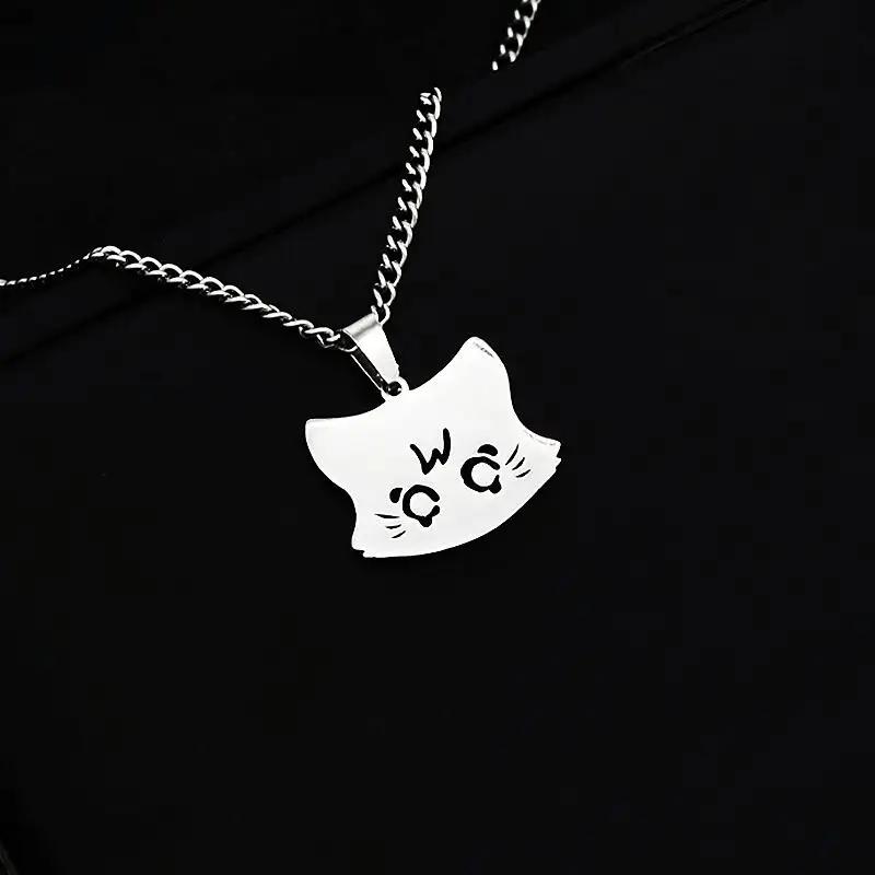 

2024 ожерелье Genshin Impact для женщин и мужчин, тренд, аниме, титановая сталь, Kazuha Yun Jin, кулон, свитер, цепочка, оптовая продажа 60cm