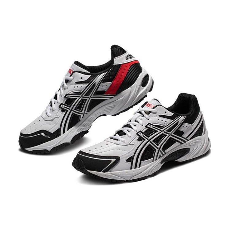 Asics Gel-170 Fabric Synthetic Leather Oxford Cloth Casual Low-Top Dad Shoes Unisex Sneakers Black White 1203A096-021