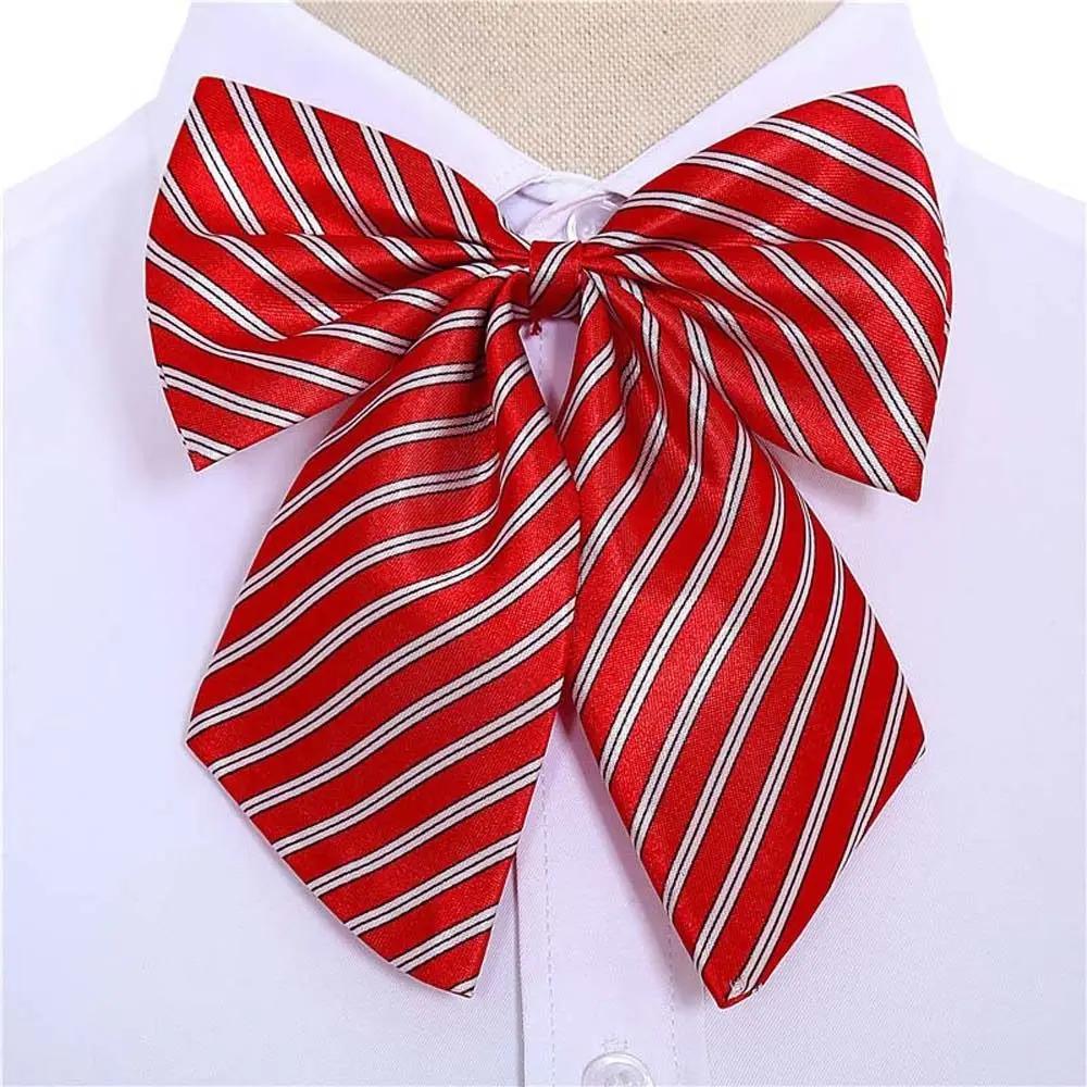Stripe Airline Stewardess Necktie Korean Style Nurse Neck Wear School Students Neckties Bank Teller Neck Tie Sailor Suit Bowtie