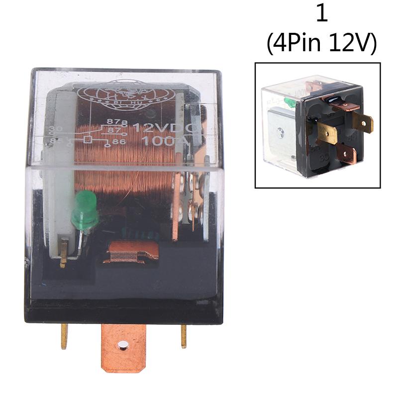 Waterproof Automotive Relay 12v/24v 100a 4pin/5pin Spdt Control Car Relays