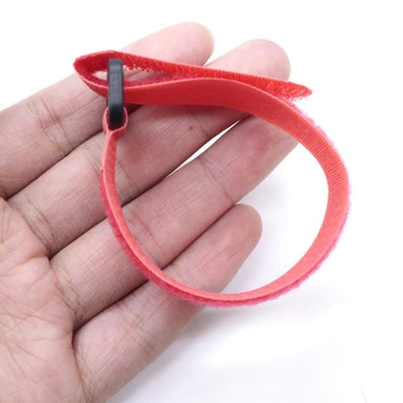 10 Pezzi Cinturino in Velcro per Canne da Pesca Biadesivo Antiscivolo Autoadesivo Cinturino di Legatura per Canne da Pesca Fibbia Fissa Riutilizzabile per Esterno