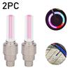 2PCS Mini LED Bicycle Taillight MTB Wheel Tire Nozzle Valve Caps Lamp Hot Sale Neon Bike Spoke Light Cycling Warning Head Rear