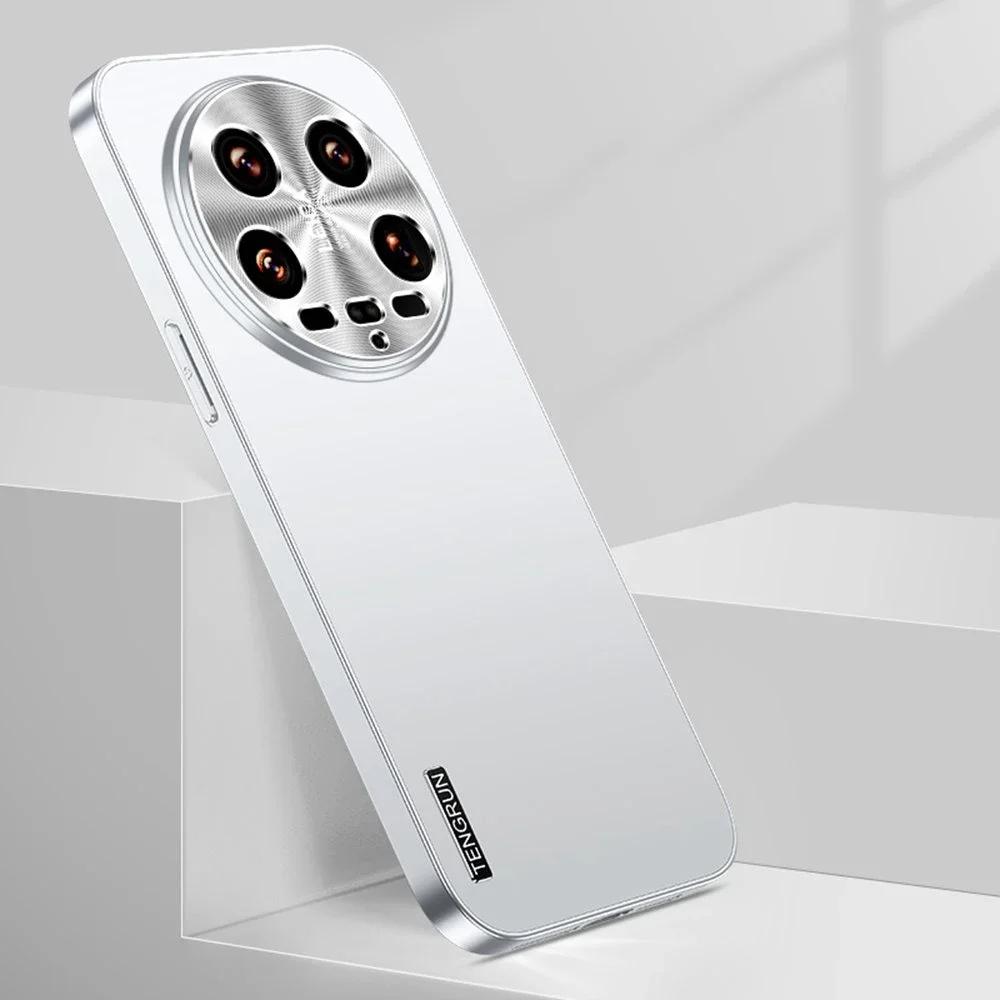 

Тонкий чехол для Xiaomi 14 Ultra, металлический защитный объектив, пластиковый жесткий чехол для Xiaomi 13T 12 13 14 Pro 12X 12S, чехол Xiaomi 12S Pro серебряный