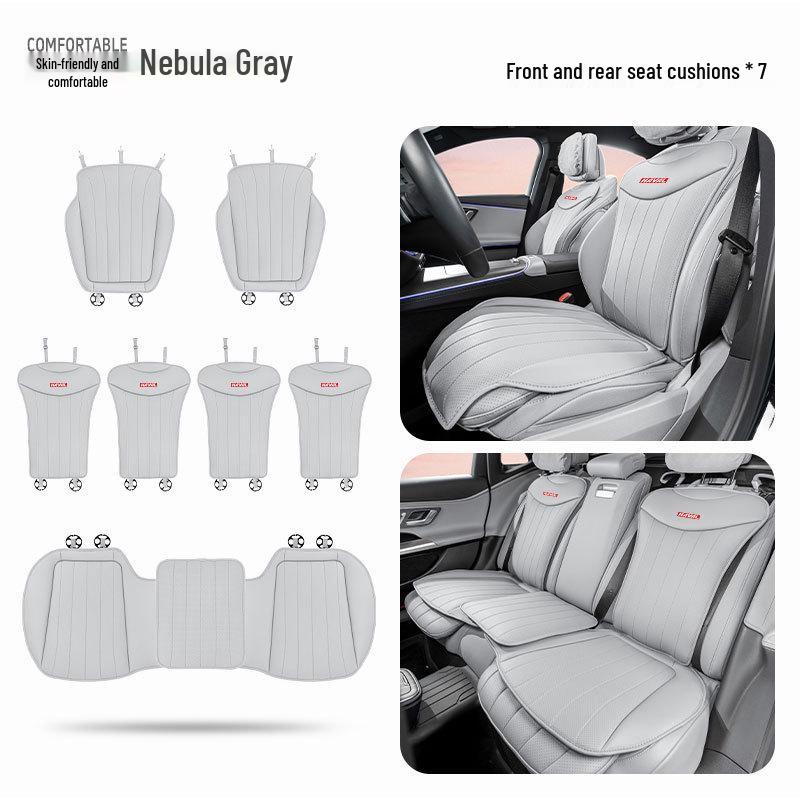 Universal Perforated Car Seat Cushion for Haval Models: H6, Big Dog, Menglong M6, Second Gen Big Dog, H9, Xiaolong, Divine Beast, and H5.