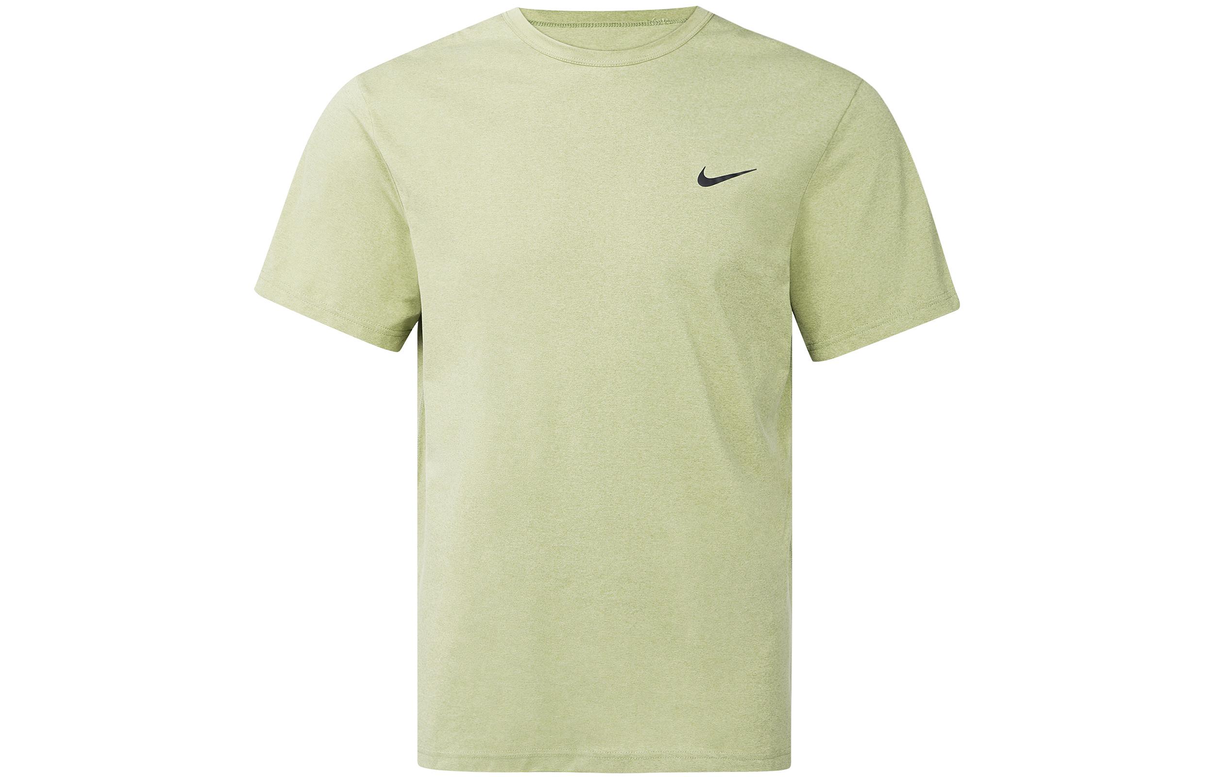 

Nike T Shirts Men s Yellow Crew Neck Moderate Straight Fit DV9840-276 XXXL
