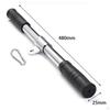 LAT Pull Down Bar Cable Machine Attachment Fitness Straight with Rubber Handle for Home and