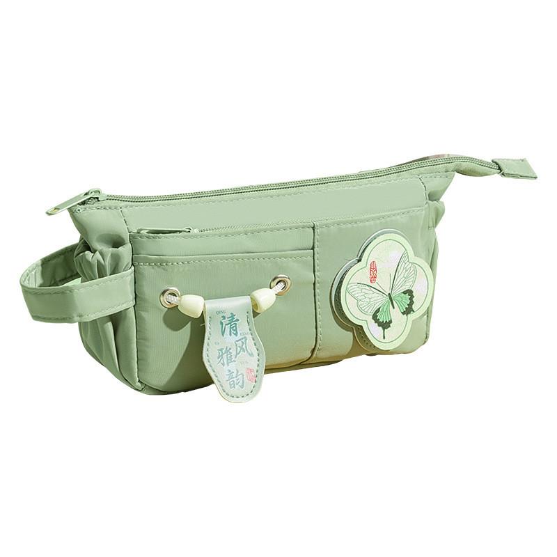 Chinese Style Student Pen Case With Large Capacity For Girls And Boys
