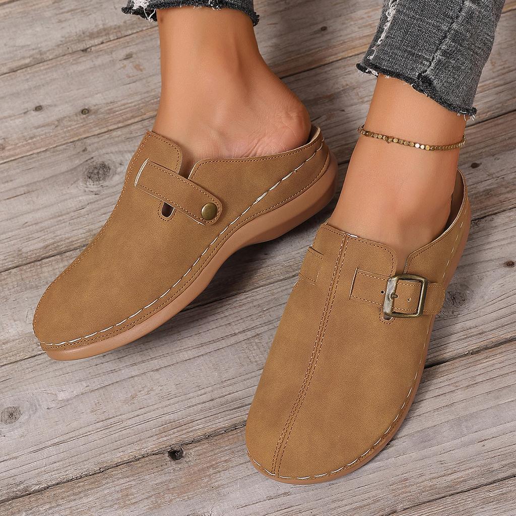 Women Slippers Summer Comfortable Slippers Flat Casual Sandals Elegant Round Toe Lightweight Women Shoes Slides Women