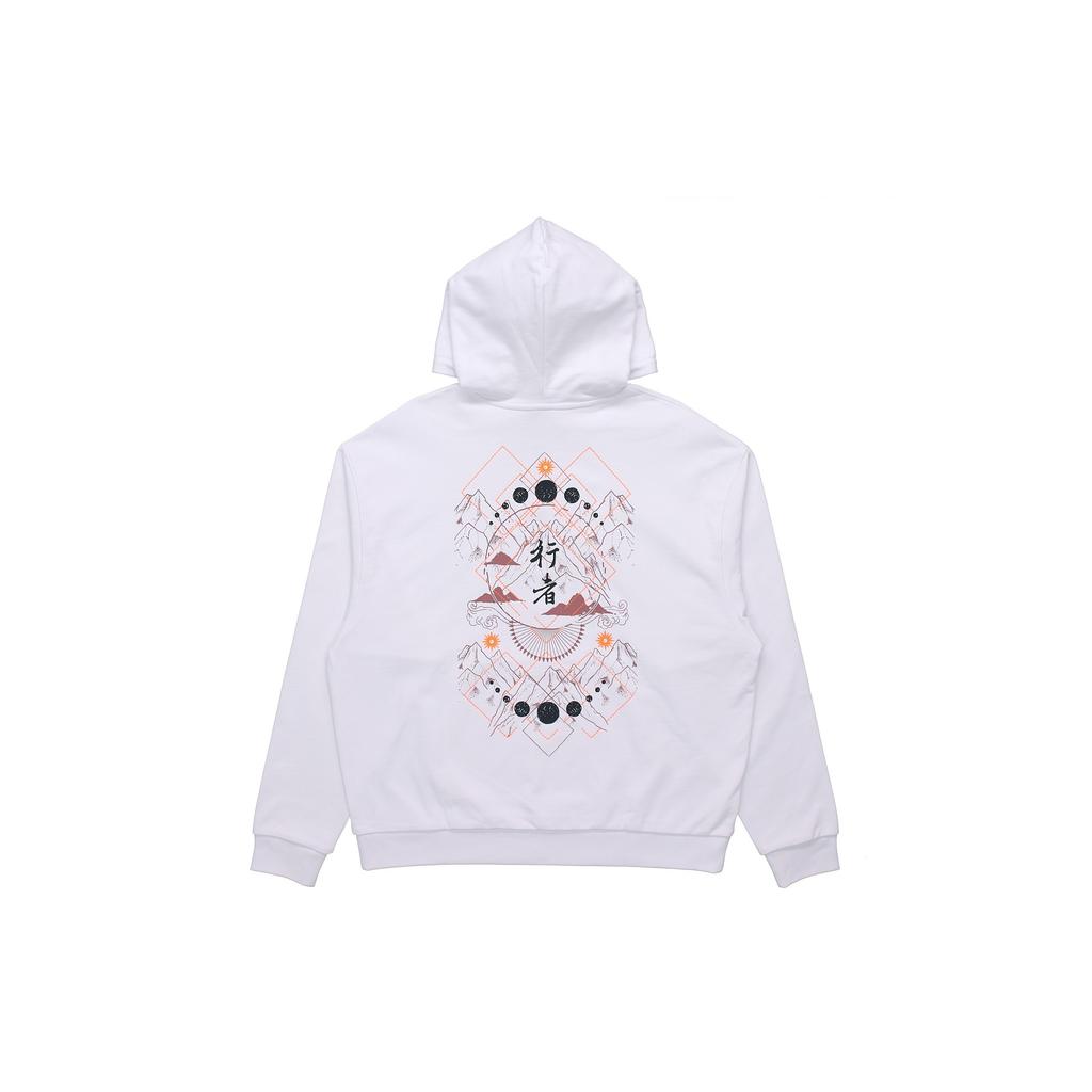 Li-Ning Sports Fashion Series Embroidered Loose Pullover 'White' Men's AWDP769-1