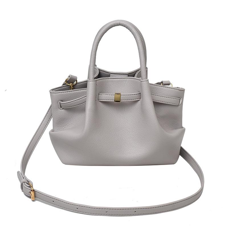 Wholesale Niche Design Pleated Portable Bucket Bag Women's Temperament Commuting Simple Wind High Quality Messenger Bag