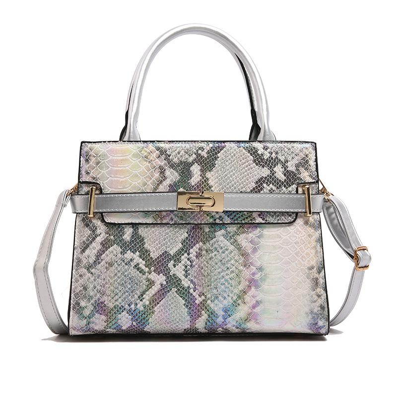 Bag women's bag 2025 new European and American fashion stone pattern personalized handbag retro large-capacity messenger tote bag