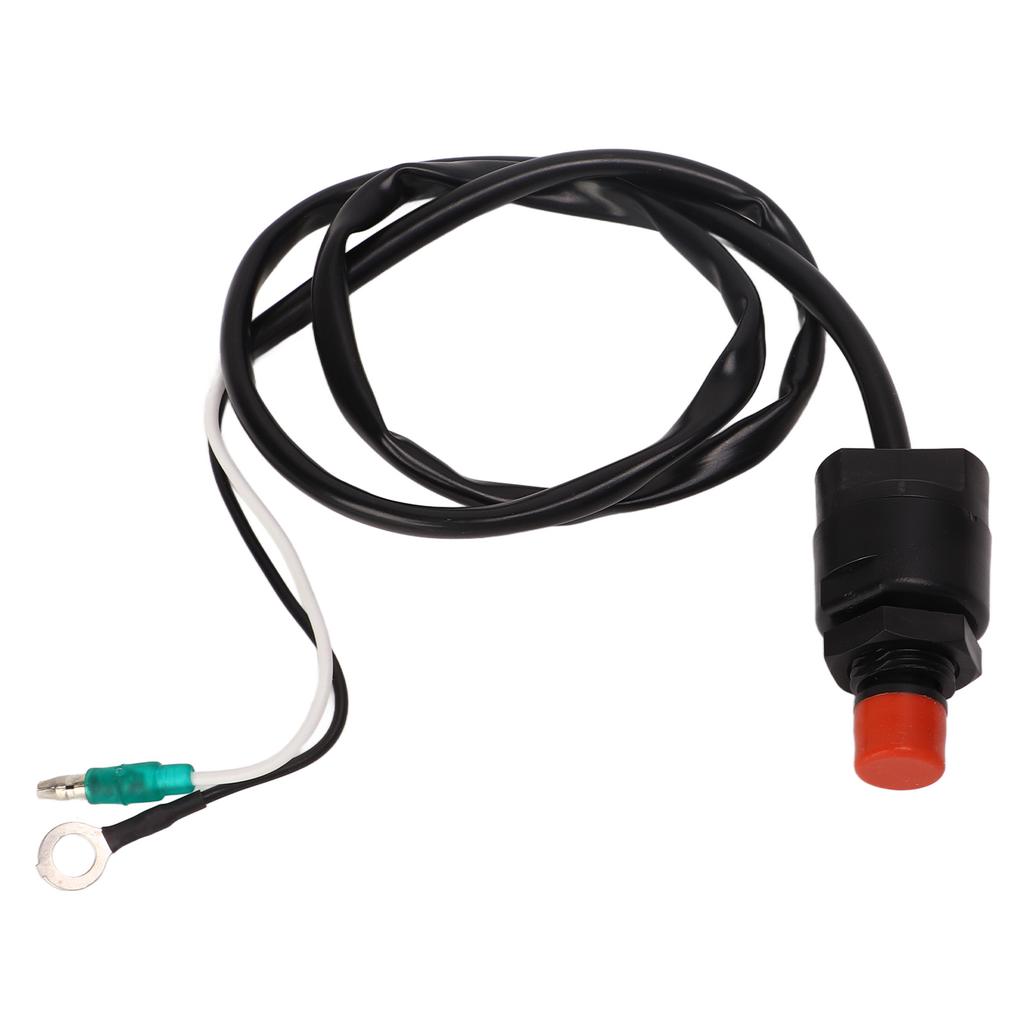 Outboard Engine Flameout Switch 75cm Length High Strength ABS Compact Outboard Safety Stop Switch for T30 T15 6B4 HP