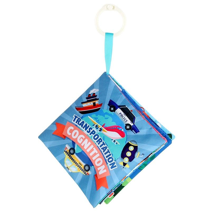 

Мягкая тканевая книжка для младенцев, Ранние когнитивные принадлежности для малышей, Образовательная Traffic