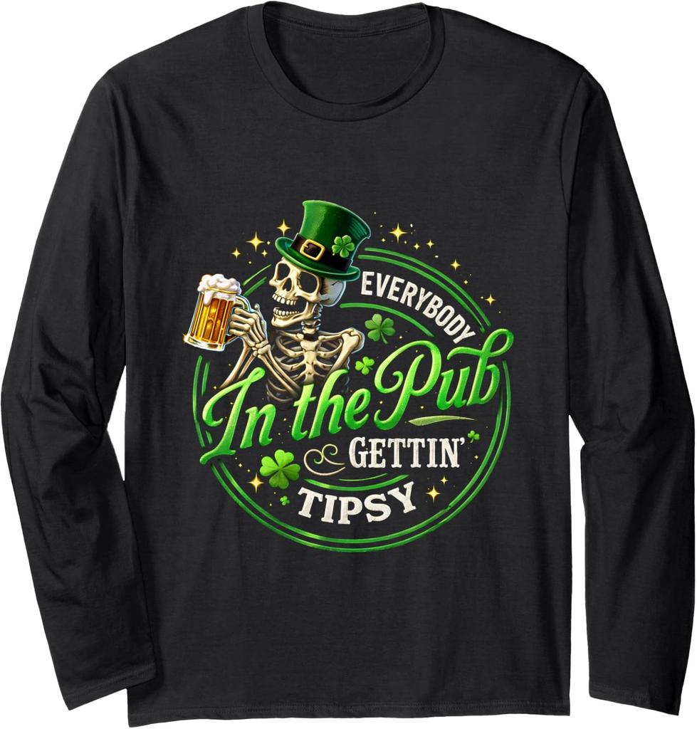 Patrick was A Saint Drinking Humor St. Patrick's Day Long Sleeve T-Shirt