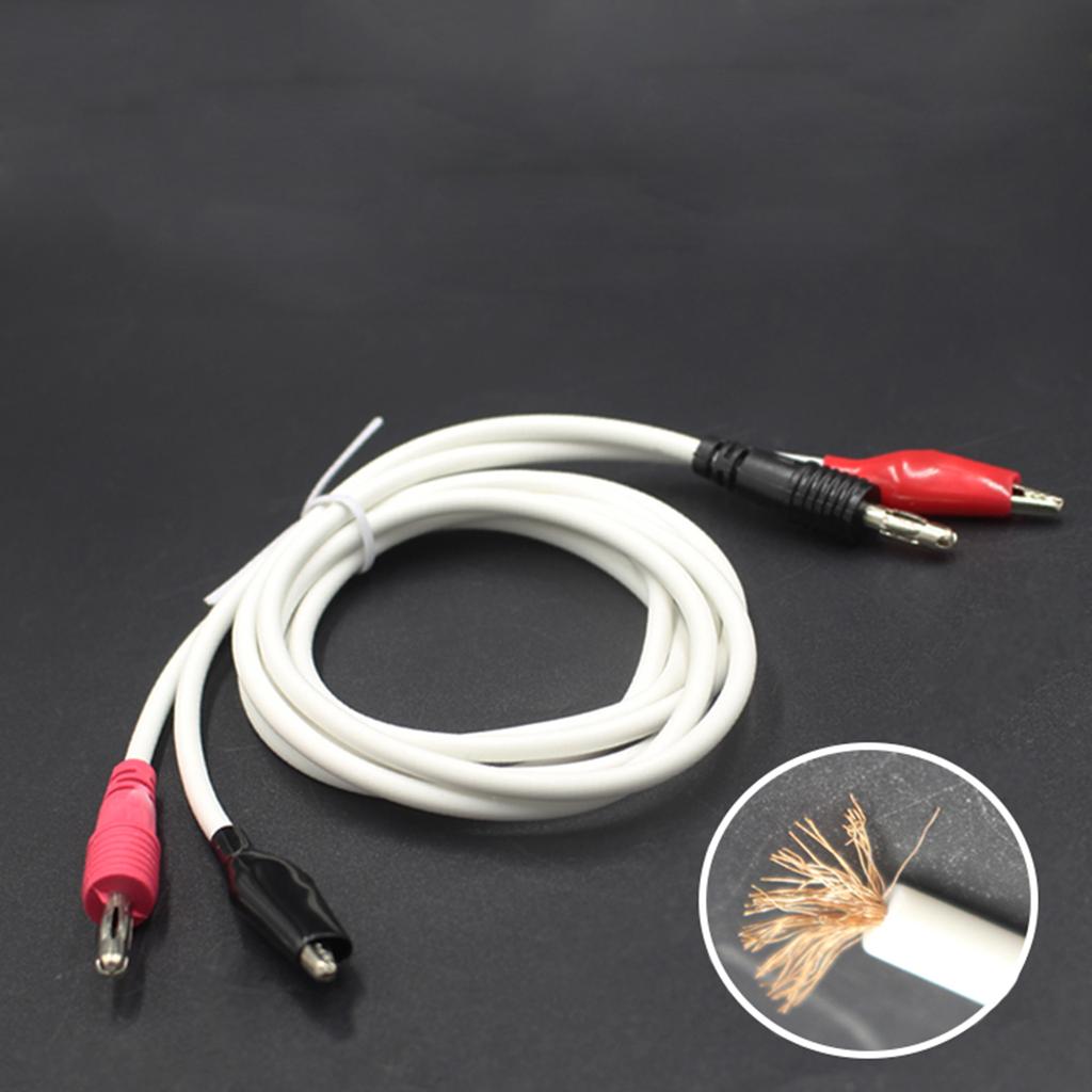 Power Supply Output Cable Connecting Line 10A Banana Plug Alligator Clip For Mobile Phone Repair