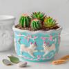 Reusable Silicone Planter Mold Pet Animal Pattern Crafting Tool Silicone Texture Suitable for Resin Jewelry Making