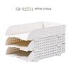 Creative Multi-Layer Desktop File Box Materials File Shelf Office Three Layer File Tray File Folder Storage Box