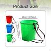 Back Basket Fruit Easy To Clean Multifunctional Water Bucket with Adjustable Straps for