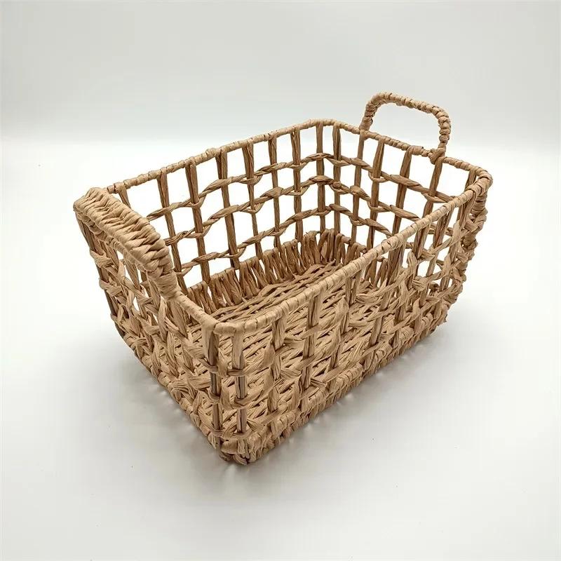 

Newborn Photography Props Baby Basket - Vintage Rattan Weaving Bed Baskets Great for Studio Photo Shoot & Photo Furniture Use