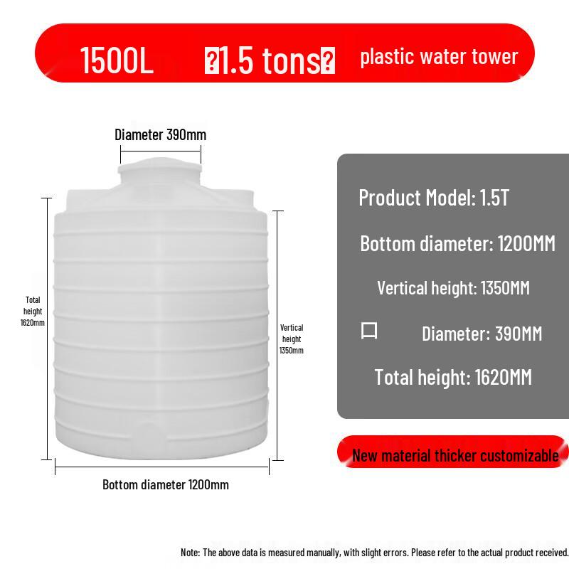 MOLUONA Plastic Water Storage Tank