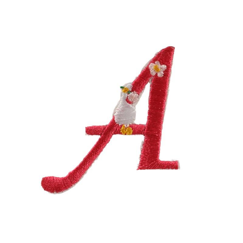 Self-Adhesive Embroidered Patches for Clothing, Shoes, Hats & Bags - Original 26 English Letters