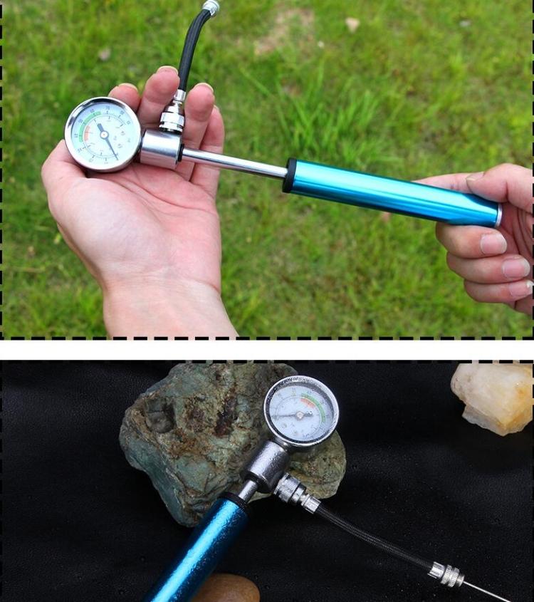 Bicycle Manual Mini Air Pump Bicycle Universal Air Pump Bicycle Outdoor Riding Portable Air Pump