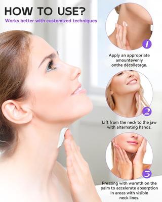 Halsstraffende Creme – Anti-Aging & Feuchtigkeitsspendende Pflege für Hals & Dekolleté | Strafft, Festigt & Reduziert Falten | Strafft schlaffe Haut | Für Alle S