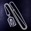 European and American Jewelry Titanium Steel Men's Pendant Necklace Retro Viking Odin Warrior