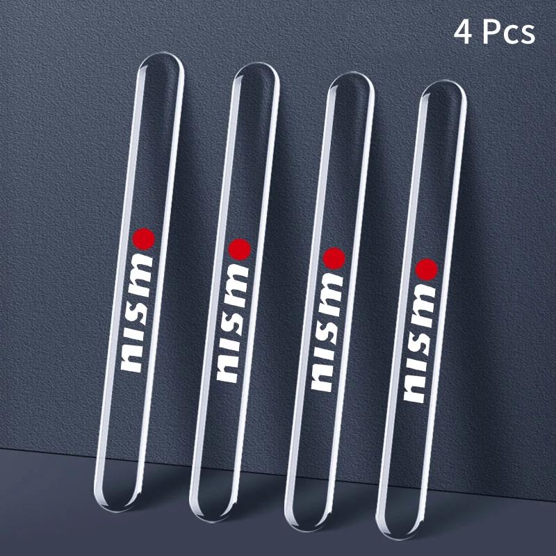 

New Car Door Handle Protector Anti-Scratch Silicone Door Bowl Sticker For Nismo Nissan Teana Skyline Juke X-trail Almera Qashqai