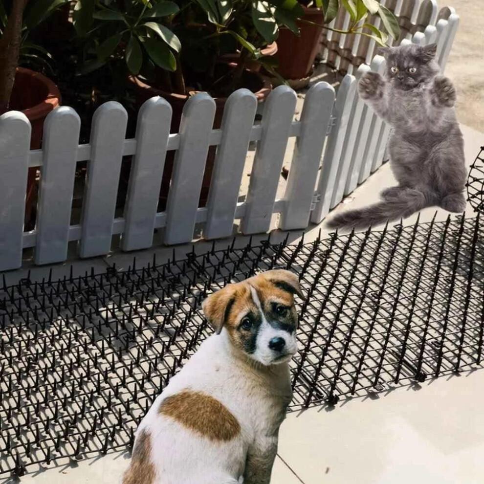 Kotfangmatte für Katzen mit wetterfesten Stacheln, ideal für den Innen- und Außenbereich, Schutz von