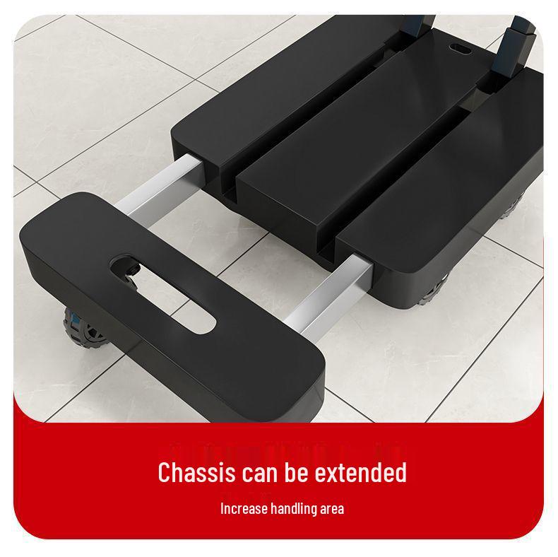 Compact Folding Telescopic Hand Truck for Household Use